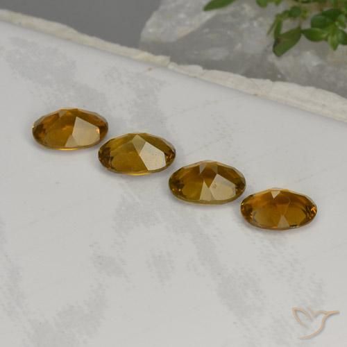 Gemme di Tormalina Marrone caldo naturale da 3.07 ct, Ovale, VS