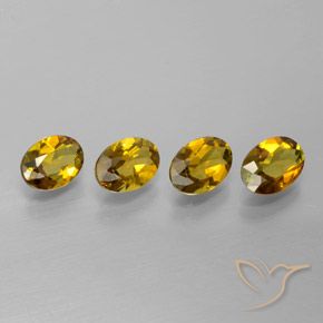 Gemme di Tormalina Oro scuro naturale da 2.80 ct, Ovale, VVS-VS