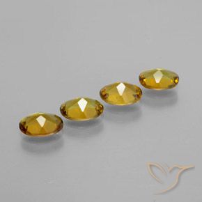 Gemme di Tormalina Oro scuro naturale da 2.80 ct, Ovale, VVS-VS