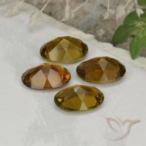 Gemme di Tormalina Marrone caldo naturale da 3.01 ct, Ovale, VVS-VS