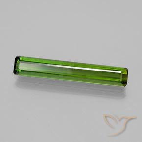 Tormalina Verde scuro naturale da 2.54 ct, Ottagonale / Taglio smeraldo, VVS