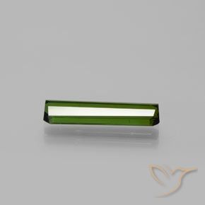 Tormalina Verde terroso naturale da 2.16 ct, Ottagonale / Taglio smeraldo, VS-SI