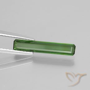 Tormalina Verde medio naturale da 1.15 ct, Ottagonale / Taglio smeraldo, VVS-VS