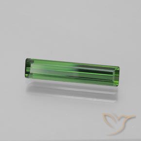Tormalina Verde naturale da 1.60 ct, Ottagonale / Taglio smeraldo, VVS-VS