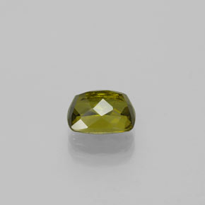 Tormalina Verde scuro naturale da 1.57 ct, Taglio a cuscino, VVS-VS