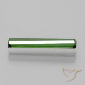 Tormalina Verde scuro naturale da 1.25 ct, Ottagonale / Taglio smeraldo, VVS