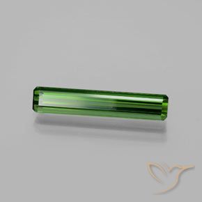 Tormalina Verde terroso naturale da 2.27 ct, Ottagonale / Taglio smeraldo, VVS-VS