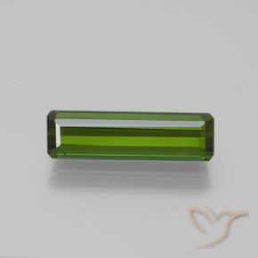 Tormalina Verde foresta naturale da 1.52 ct, Taglio smeraldo, VVS-VS