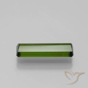 Tormalina Verde foresta naturale da 1.52 ct, Taglio smeraldo, VVS-VS