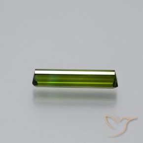 Tormalina Verde scuro naturale da 1.97 ct, Ottagonale / Taglio smeraldo, VVS-VS