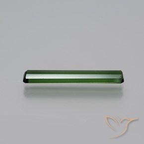 Tormalina Verde scuro naturale da 1.67 ct, Ottagonale / Taglio smeraldo, VVS-VS