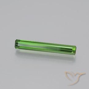 Tormalina Verde scuro naturale da 1.66 ct, Ottagonale / Taglio smeraldo, VS