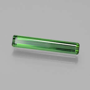 Tormalina verde naturale da 1,27 ct, taglio smeraldo, VVS-VS