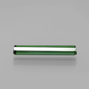 Tormalina verde naturale da 1,27 ct, taglio smeraldo, VVS-VS