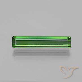 Tormalina Verde medio naturale da 1.42 ct, Ottagonale / Taglio smeraldo, VS