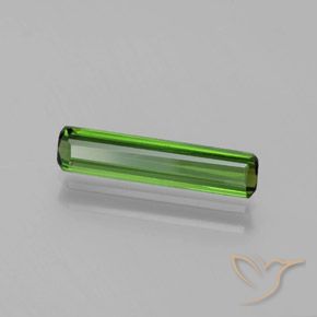Tormalina Verde foresta naturale da 1.18 ct, Ottagonale / Taglio smeraldo, VVS-VS