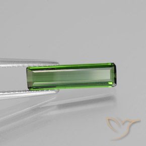 Tormalina Verde medio naturale da 1.43 ct, Ottagonale / Taglio smeraldo, VS