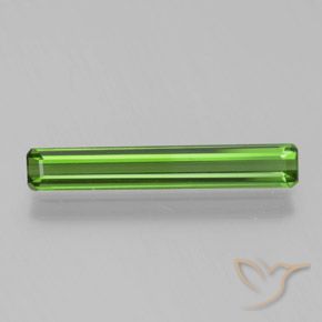 1.22ct Naturale Verde foresta Tormalina, Taglio smeraldo, VS