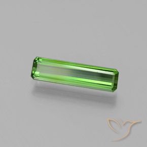 Tormalina Verde medio naturale da 1.24 ct, Ottagonale / Taglio smeraldo, VS