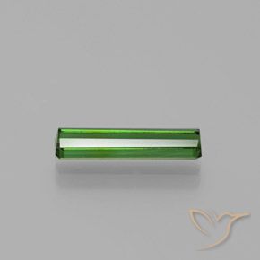 Tormalina Verde medio naturale da 1.24 ct, Ottagonale / Taglio smeraldo, VS