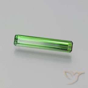 Tormalina Verde naturale da 1.76 ct, Ottagonale / Taglio smeraldo, VVS-VS