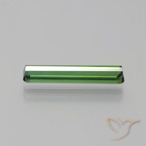 Tormalina Verde naturale da 1.76 ct, Ottagonale / Taglio smeraldo, VVS-VS