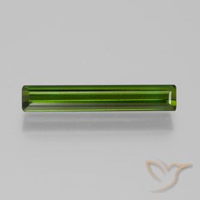1.43ct Naturale Verde scuro Tormalina, Taglio smeraldo, VVS