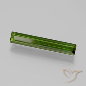 Tormalina Verde scuro naturale da 1.43 ct, Ottagonale / Taglio smeraldo, VVS