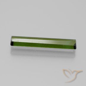 Tormalina Verde scuro naturale da 1.43 ct, Ottagonale / Taglio smeraldo, VVS