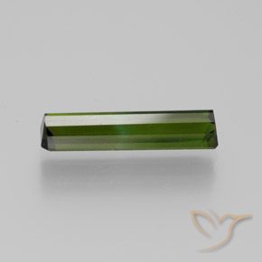 Tormalina Verde terroso naturale da 1.51 ct, Ottagonale / Taglio smeraldo, VVS