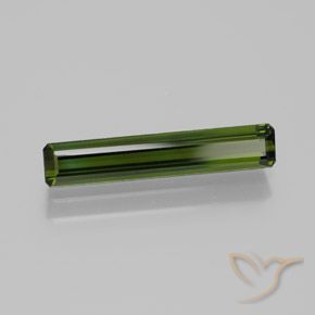 Tormalina Verde terroso naturale da 1.53 ct, Ottagonale / Taglio smeraldo, VVS