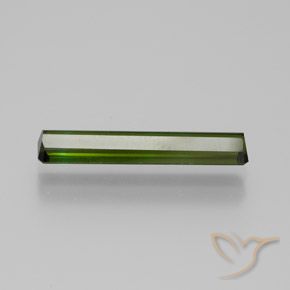 Tormalina Verde terroso naturale da 1.53 ct, Ottagonale / Taglio smeraldo, VVS