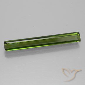 Tormalina Verde terroso naturale da 1.40 ct, Ottagonale / Taglio smeraldo, VVS-VS