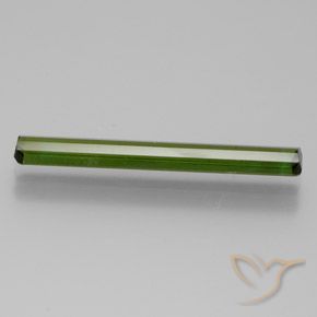 Tormalina Verde terroso naturale da 1.40 ct, Ottagonale / Taglio smeraldo, VVS-VS