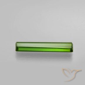 Tormalina Verde medio naturale da 1.93 ct, Ottagonale / Taglio smeraldo, VVS-VS