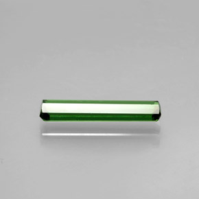 Tormalina verde scuro naturale da 1,05 ct, taglio smeraldo, VVS-VS