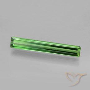 Tormalina Verde medio naturale da 1.35 ct, Ottagonale / Taglio smeraldo, VS