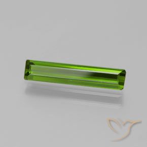 Tormalina Verde medio naturale da 1.23 ct, Ottagonale / Taglio smeraldo, VVS-VS