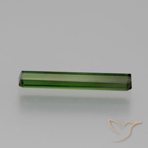 Tormalina Verde scuro naturale da 1.38 ct, Ottagonale / Taglio smeraldo, VS-SI