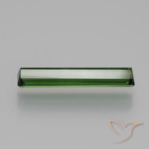 Tormalina Verde scuro naturale da 1.73 ct, Ottagonale / Taglio smeraldo, VVS-VS