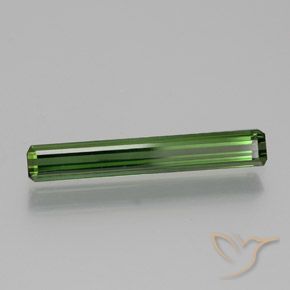 Tormalina Verde foresta naturale da 1.26 ct, Ottagonale / Taglio smeraldo, VS