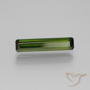 Tormalina Verde terroso naturale da 1.48 ct, Ottagonale / Taglio smeraldo, VVS