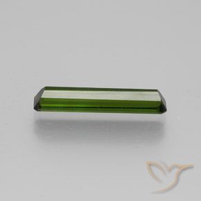 Tormalina Verde terroso naturale da 1.48 ct, Ottagonale / Taglio smeraldo, VVS