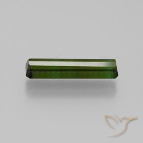 Tormalina Verde terroso naturale da 1.80 ct, Ottagonale / Taglio smeraldo, VVS