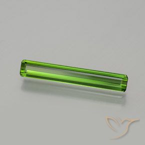 Tormalina Verde medio naturale da 1.24 ct, Ottagonale / Taglio smeraldo, VVS-VS