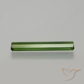 Tormalina Verde medio naturale da 1.24 ct, Ottagonale / Taglio smeraldo, VVS-VS