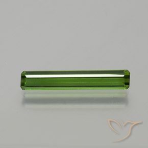 1.33ct Naturale Verde foresta Tormalina, Taglio smeraldo, VVS-VS