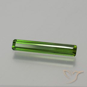 Tormalina Verde foresta naturale da 1.33 ct, Ottagonale / Taglio smeraldo, VVS-VS