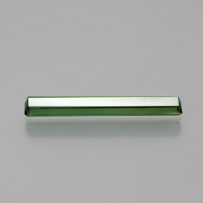 Tormalina verde foresta naturale da 1,19 ct, taglio smeraldo, VS