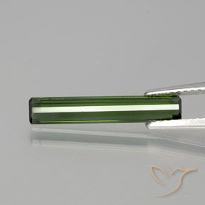 Tormalina Verde foresta naturale da 1.35 ct, Ottagonale / Taglio smeraldo, VVS-VS